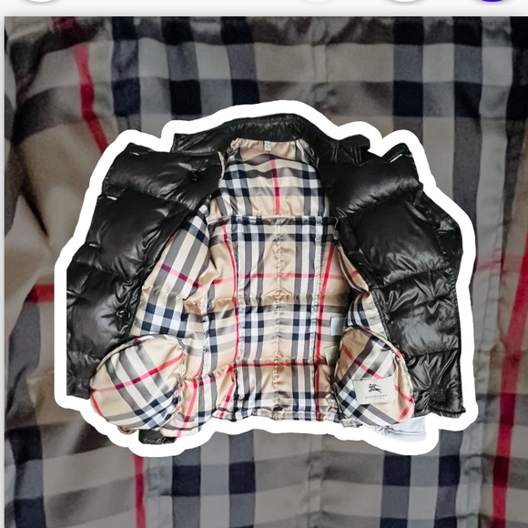 Burberry London Shiny Brown Down PufferJacket Size 2 - Picture 2 of 16